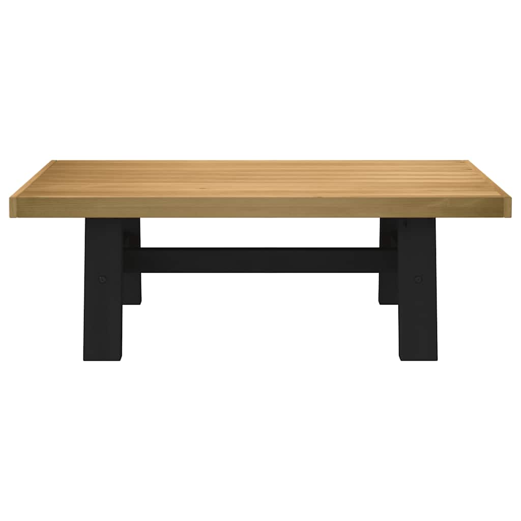 dohányzóasztal NOAIN A alakú lábak 120x60x40cm tömör fa fenyőfa