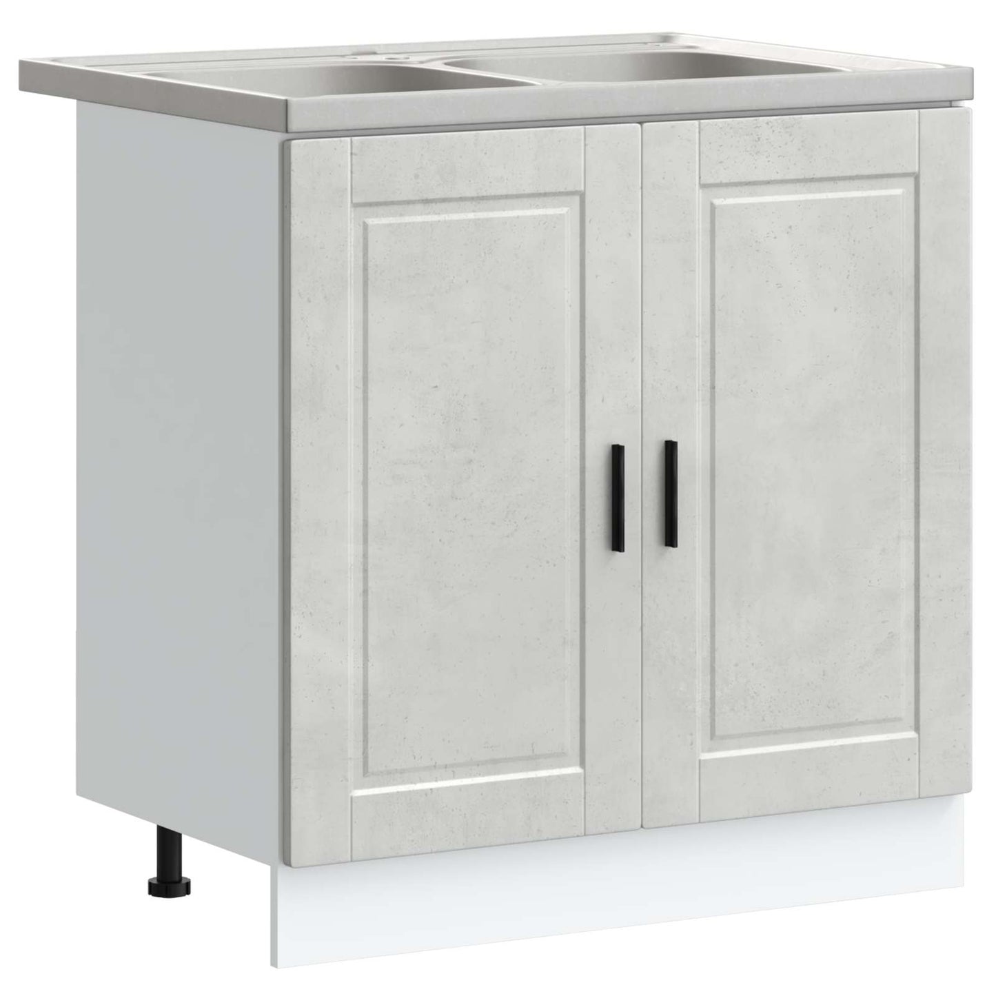 Mosogatószekrény Porto 2 db Szürke 80 x 46 x 81,5 cm Szerelt Fa