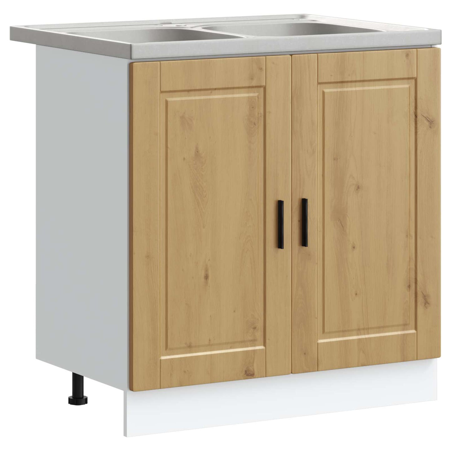 Mosogatószekrény Porto 2 db Barna 80 x 46 x 81,5 cm Faanyag