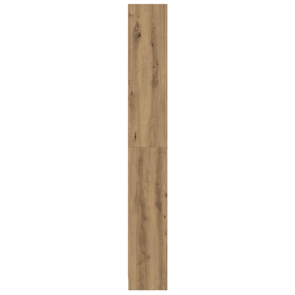 műfából készült könyvespolc kézműves tölgyfa 60 x 24 x 176 cm