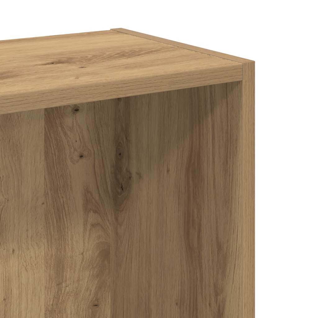 kézműves tölgy szerelt fa könyvespolc 80 x 24 x 76 cm