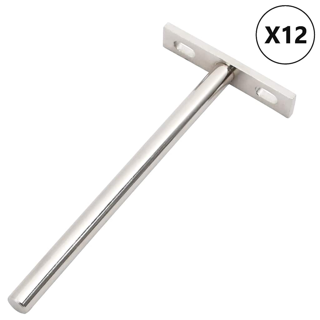 12db szénacél lebegő polckonzolok láthatatlan Ø10x150 mm