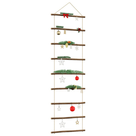 Fali dekorációs létra formájú 50x150 cm Természetes ág
