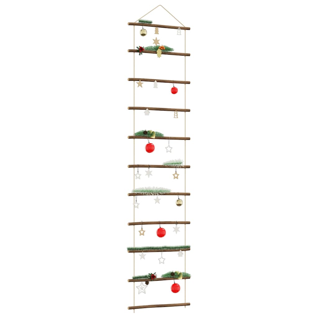 Fali dekorációs létra formájú 50x200 cm Természetes ág