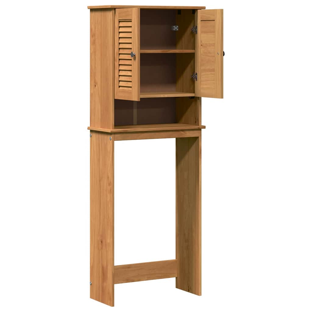 WC Szekrény polcokkal VIGO Barna és Mézbarna 60 x 27 x 161 cm