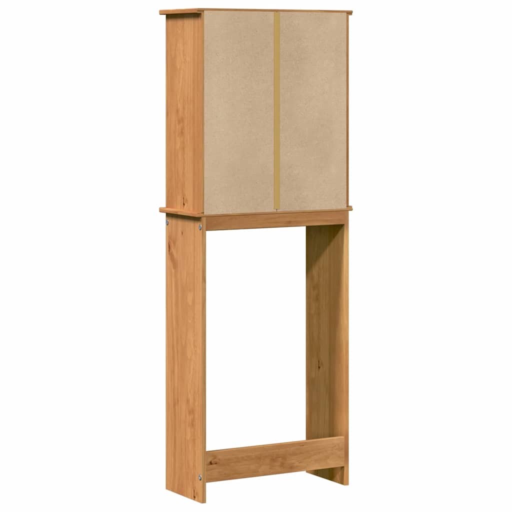 WC Szekrény polcokkal VIGO Barna és Mézbarna 60 x 27 x 161 cm