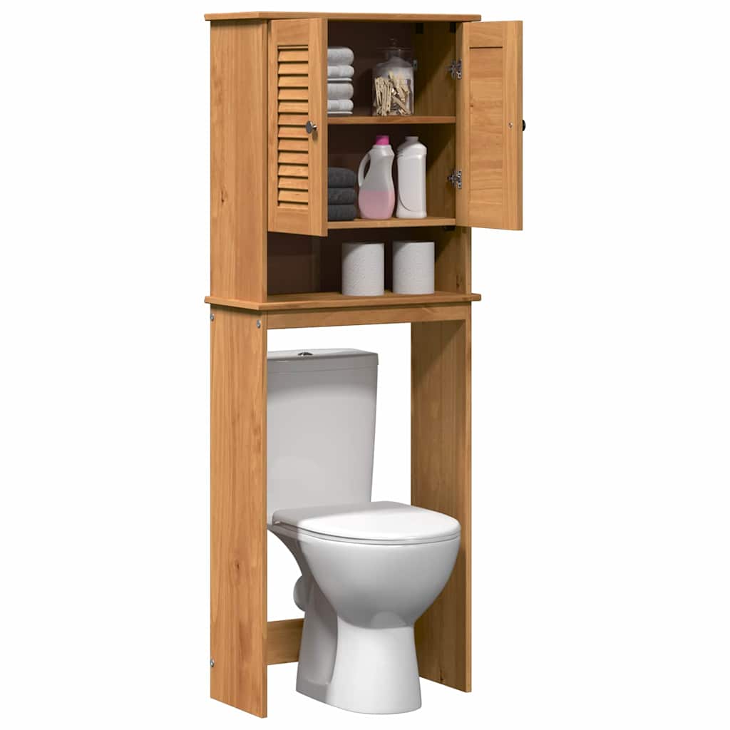 WC Szekrény polcokkal VIGO Barna és Mézbarna 60 x 27 x 161 cm
