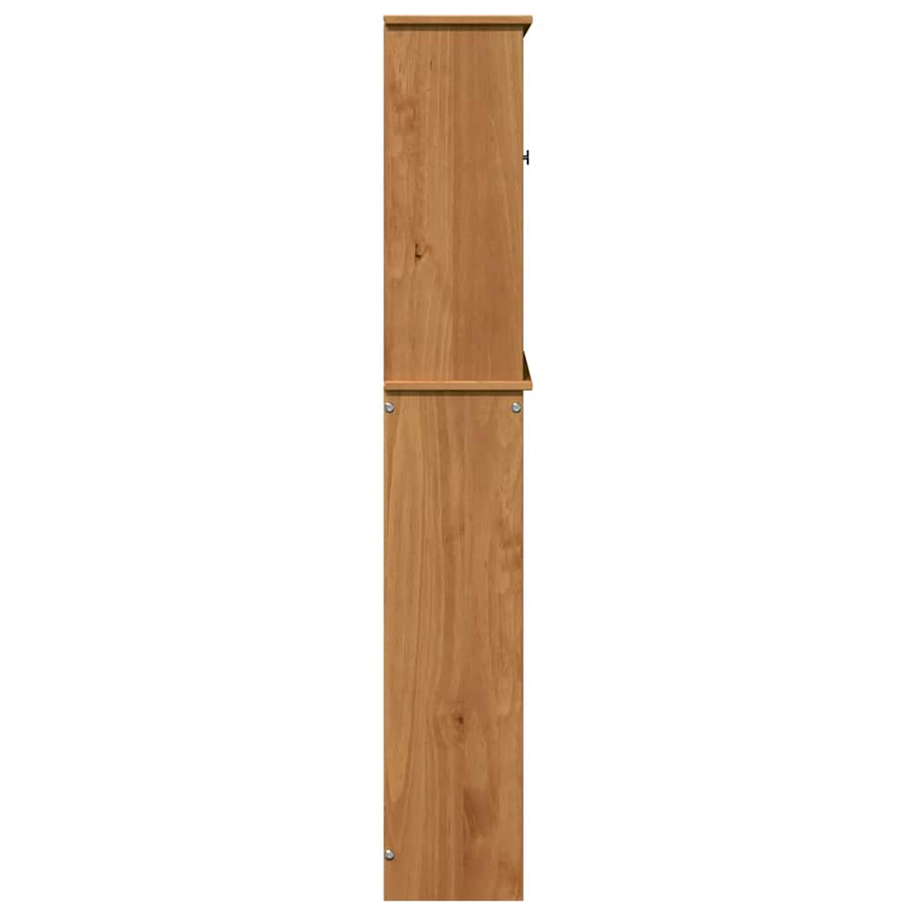 WC Szekrény polcokkal VIGO Barna és Mézbarna 60 x 27 x 161 cm