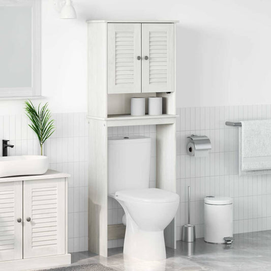 WC Szekrény ajtóval VIGO Fehér és Antik Fehér 60 x 27 x 161 cm