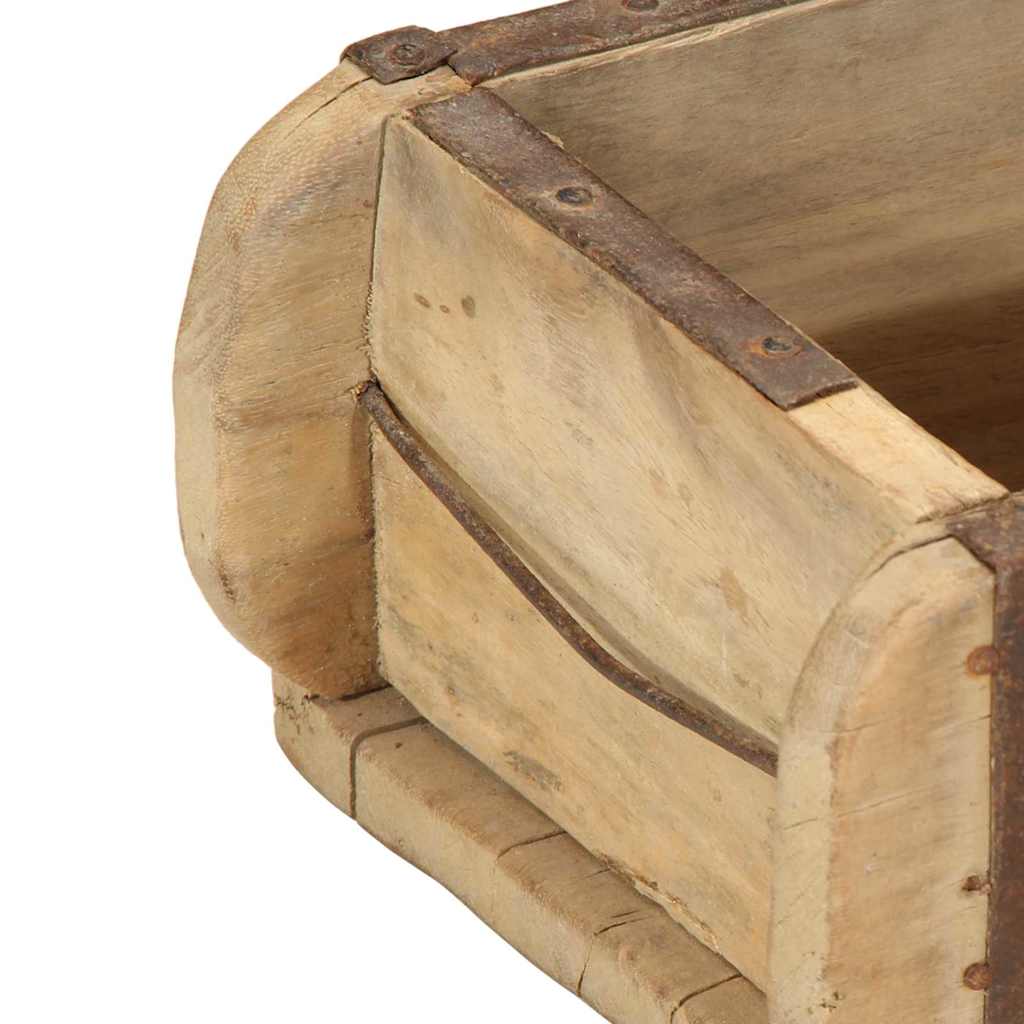 Tálca 4 pcs Barna 57 x 15 x 9 cm Szilárd Újrahasznosított Fa