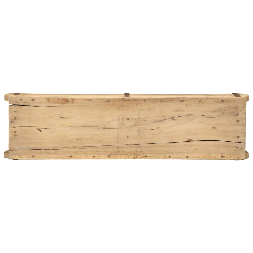 Tálca 4 pcs Barna 57 x 15 x 9 cm Szilárd Újrahasznosított Fa