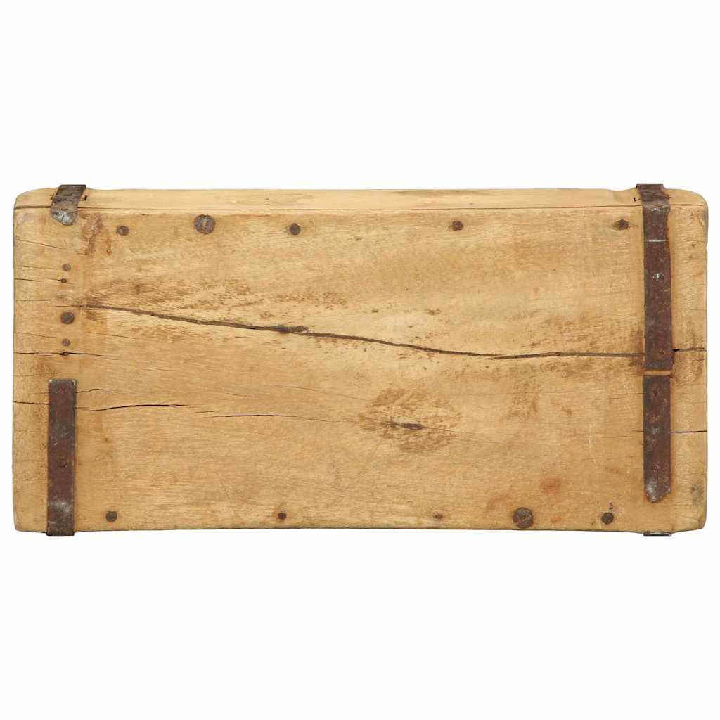 Tálca 4 pcs Barna 30 x 14 x 9 cm Szilárd Újrahasznosított Fa