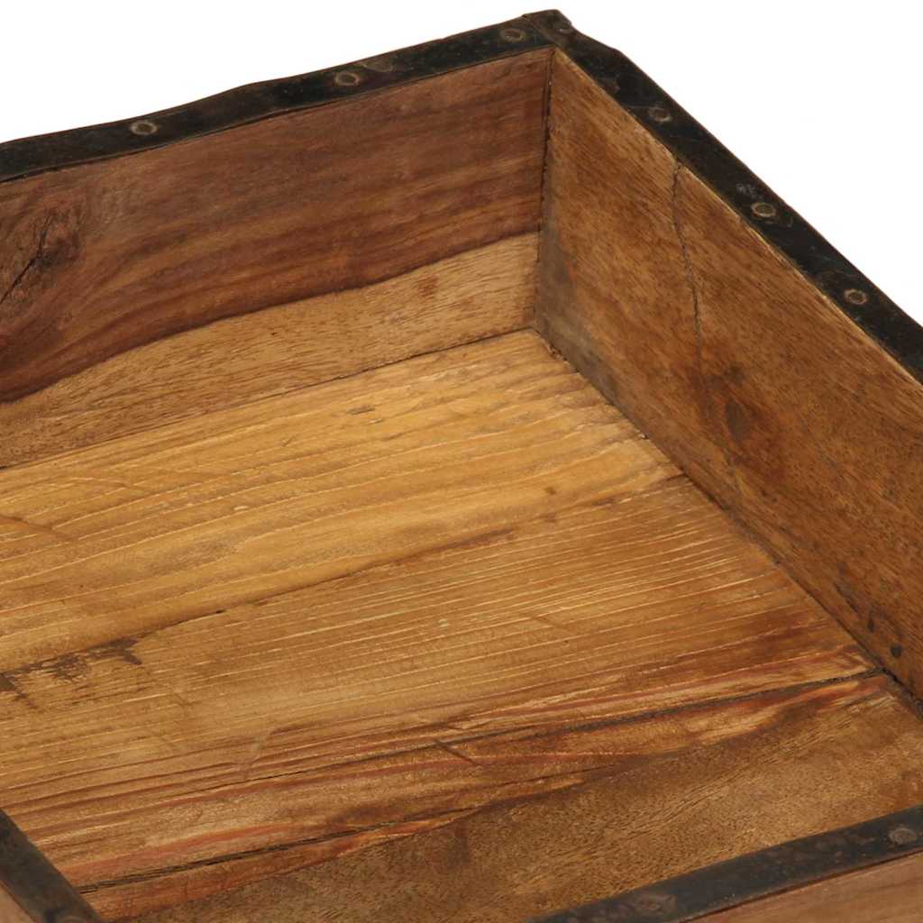 Tálca 4 pcs Barna 29 x 31 x 10 cm Szilárd Újrahasznosított Fa