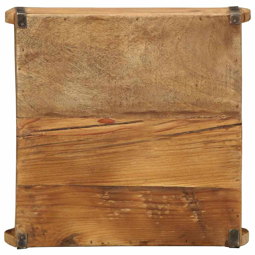 Tálca 4 pcs Barna 29 x 31 x 10 cm Szilárd Újrahasznosított Fa