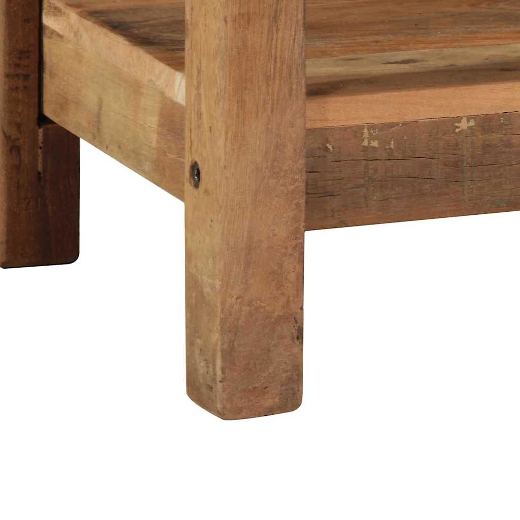 Konzolasztal Barna 107 x 33 x 76 cm Szilárd Újrahasznosított Fa
