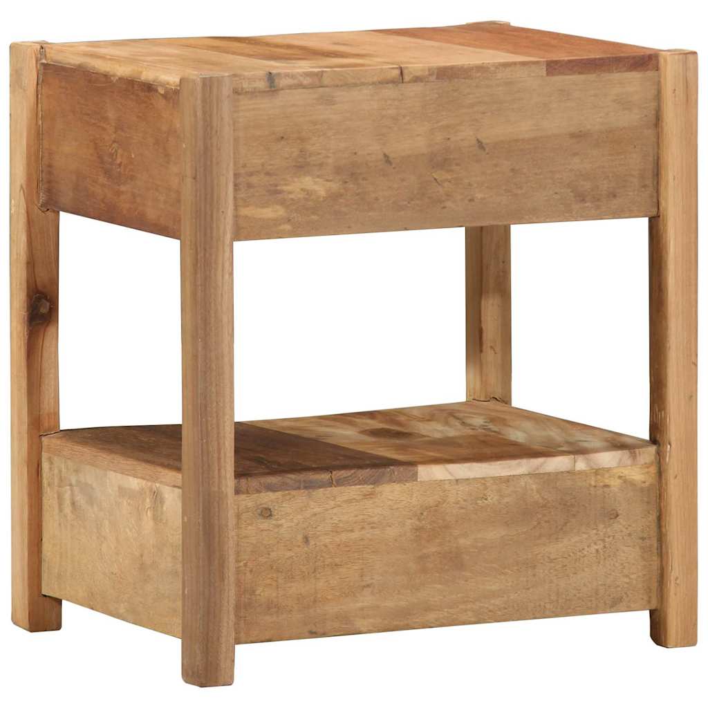 Végasztal Barna 43 x 32 x 46 cm Szilárd Újrahasznosított Fa