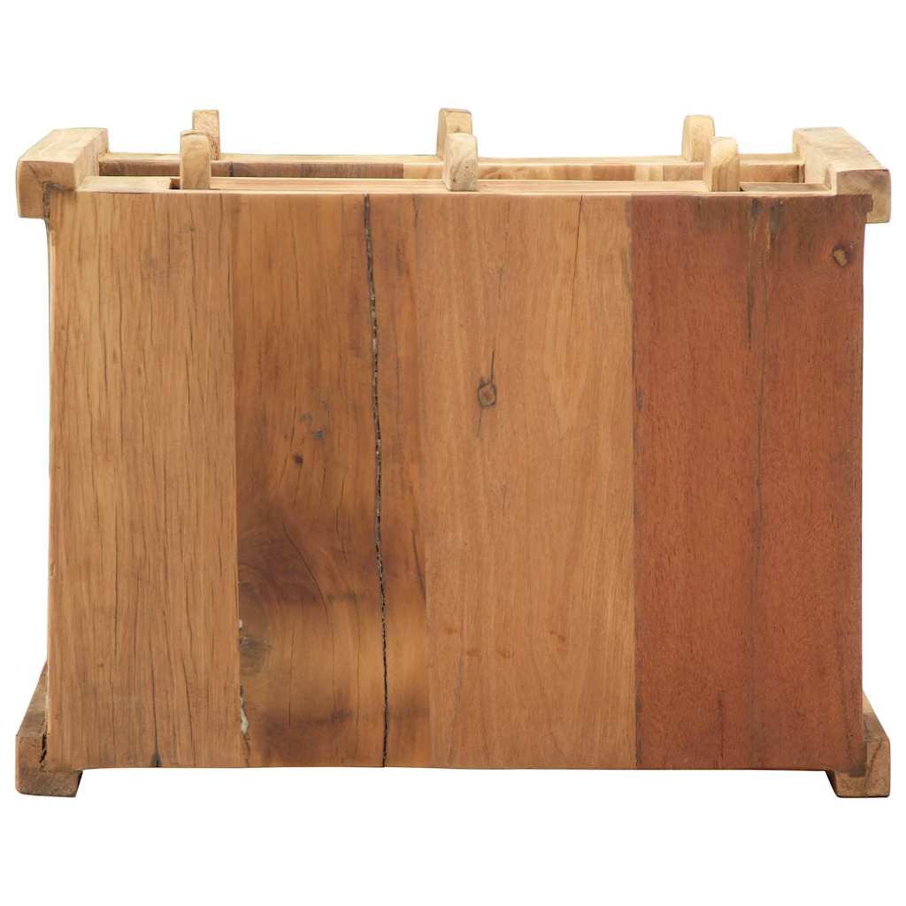 Végasztal Barna 43 x 32 x 46 cm Szilárd Újrahasznosított Fa