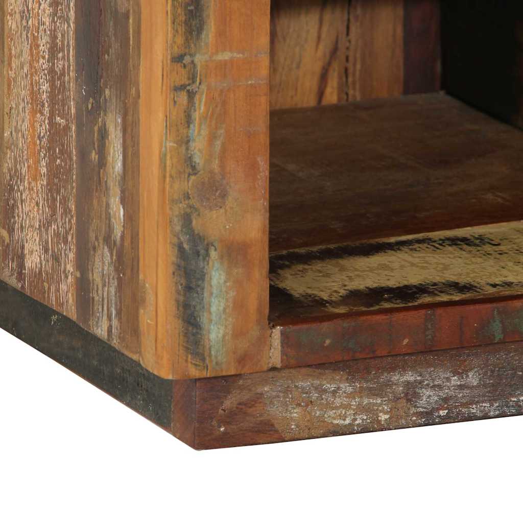 Cipőszekrény Barna 110 x 35 x 40 cm Szilárd Újrahasznosított Fa