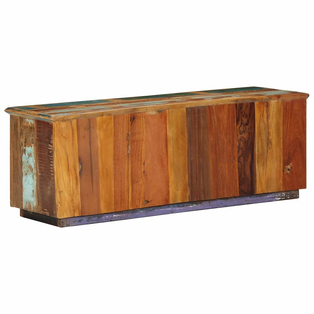 Cipőszekrény Barna 110 x 35 x 40 cm Szilárd Újrahasznosított Fa