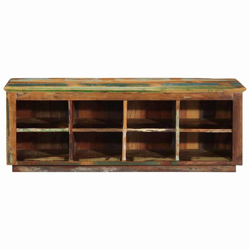 Cipőszekrény Barna 110 x 35 x 40 cm Szilárd Újrahasznosított Fa