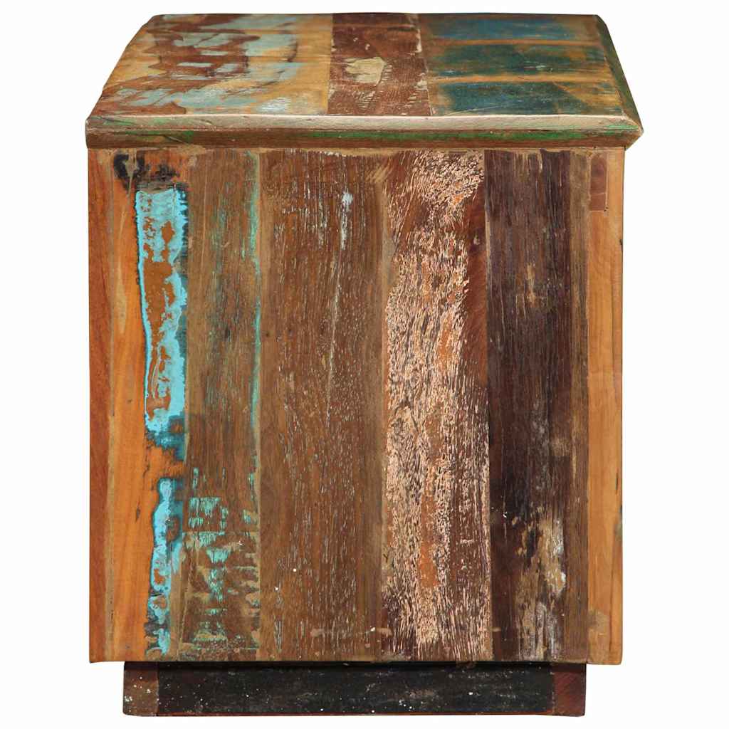 Cipőszekrény Barna 110 x 35 x 40 cm Szilárd Újrahasznosított Fa