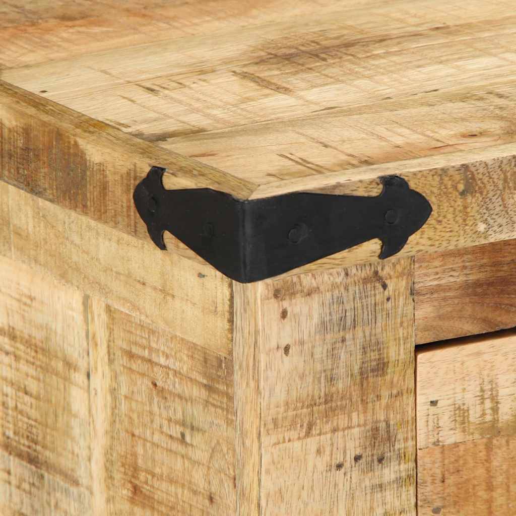 pad fiókkal tárolóval Barna 110 x 35 x 50 cm Durva mangó