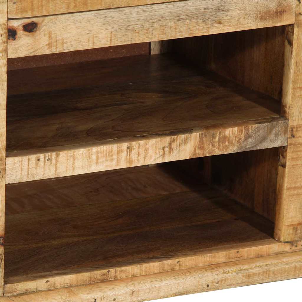pad fiókkal tárolóval Barna 110 x 35 x 50 cm Durva mangó