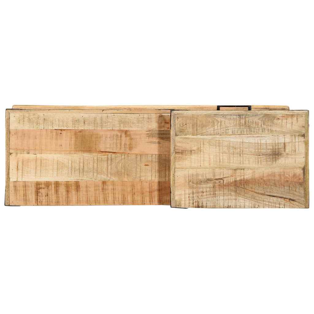 pad fiókkal tárolóval Barna 110 x 35 x 50 cm Durva mangó