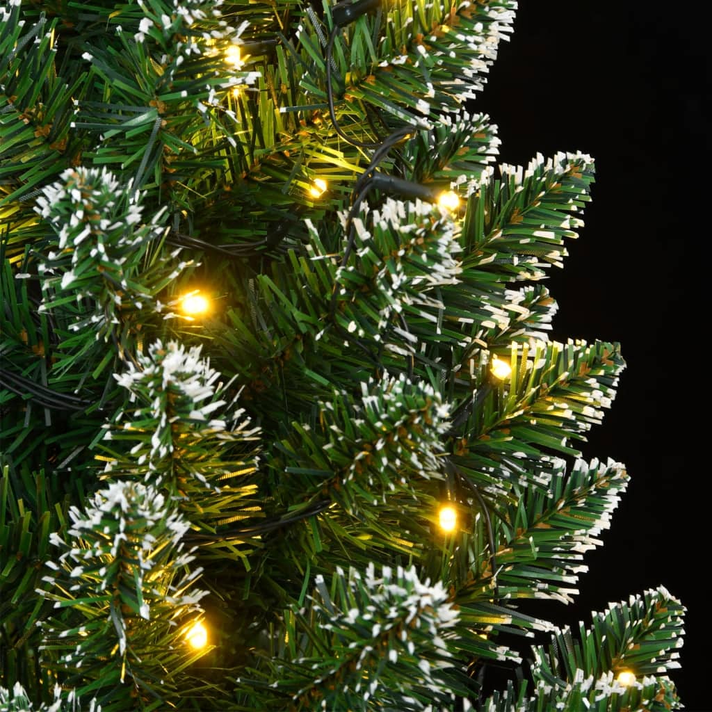 vékony műkarácsonyfa 300 LED-del 210 cm