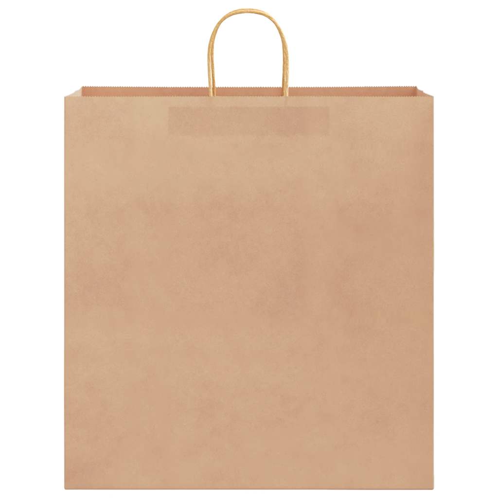 250 db barna papírzacskók fogantyúkkal 45x17x48 cm