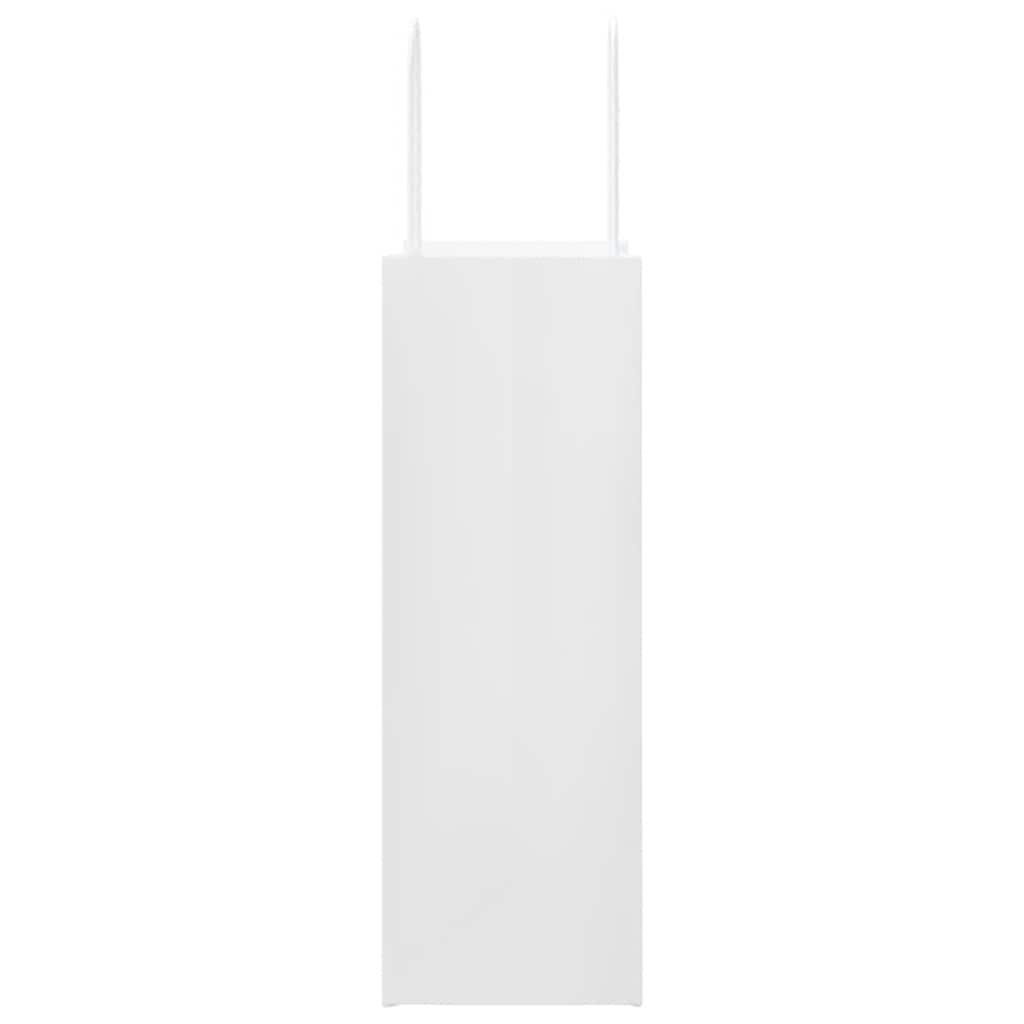 50 db fehér papírzacskók fogantyúkkal 21x11x31 cm