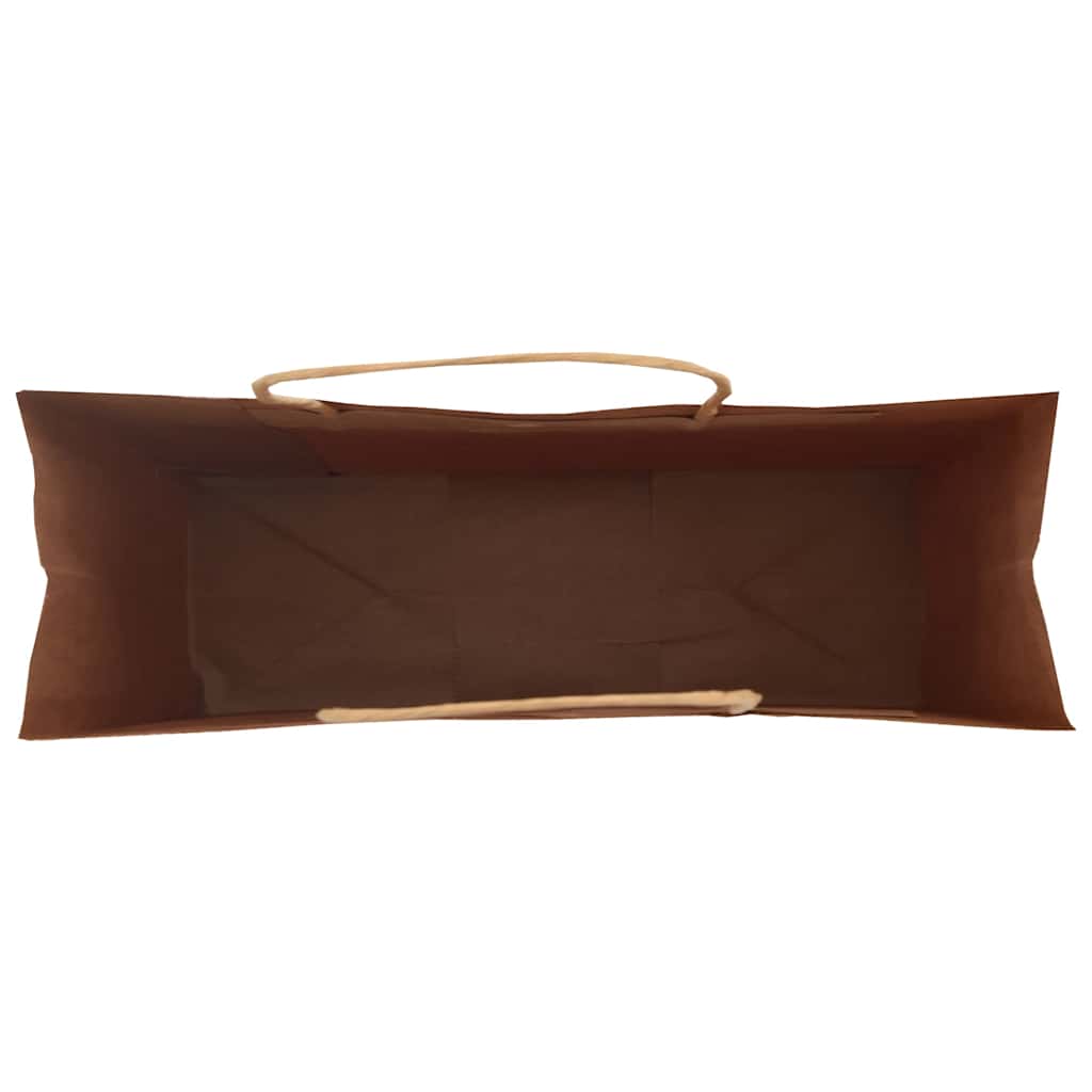 250 db fekete papírzacskók fogantyúkkal 32x12x42 cm