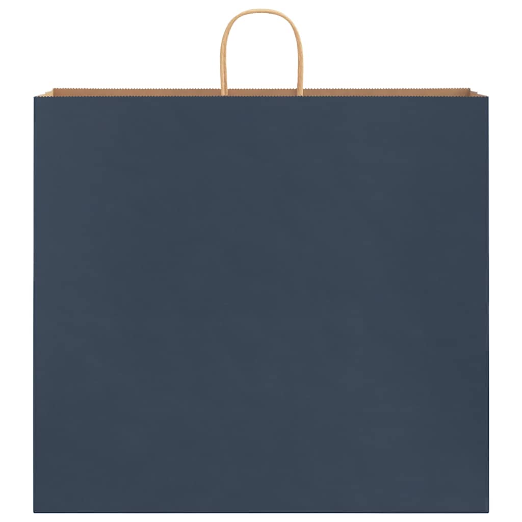 250 db kék papírzacskók fogantyúkkal 54x15x49 cm