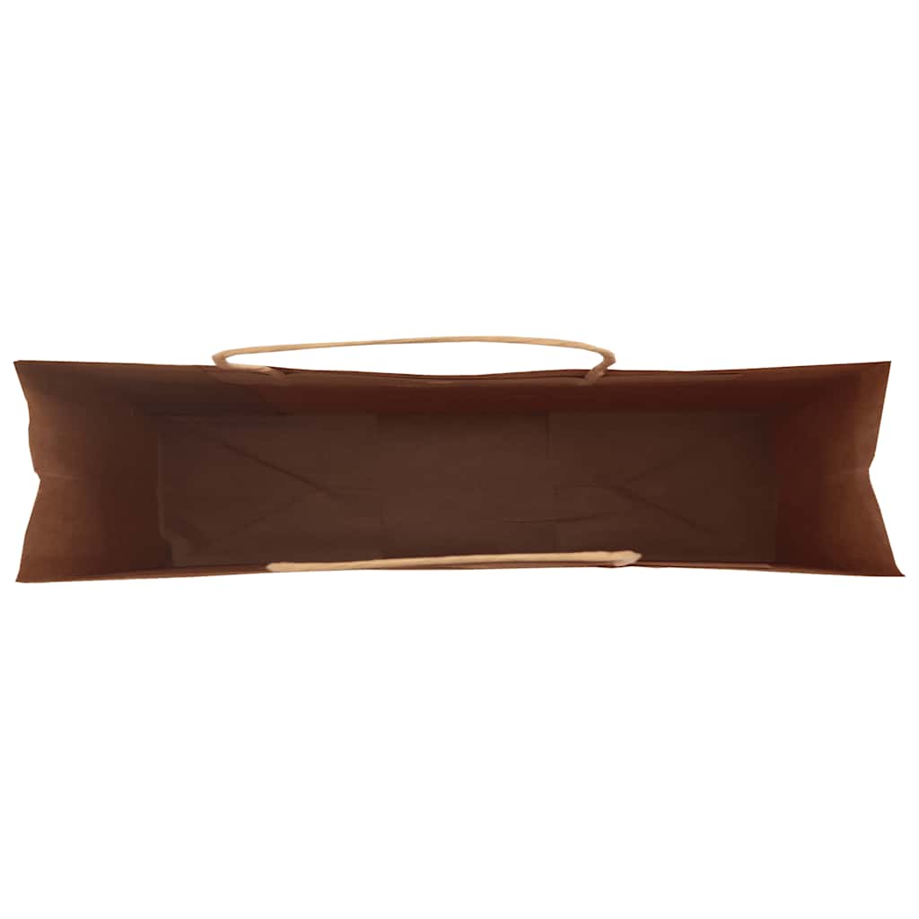 250 db kék papírzacskók fogantyúkkal 54x15x49 cm