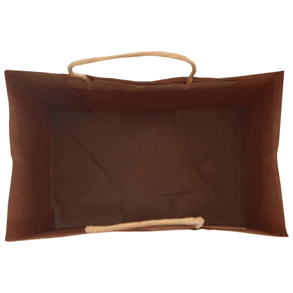 250 db piros papírzacskók fogantyúkkal 26x17x25 cm