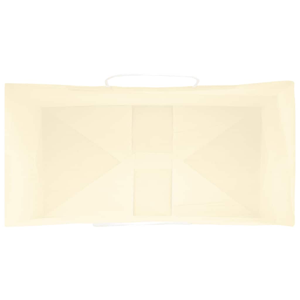 50 db sárga papírzacskók fogantyúkkal 32x17x44 cm