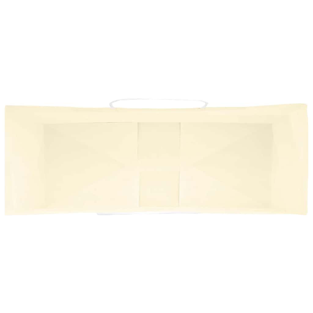 50 db sárga papírzacskók fogantyúkkal 45x17x48 cm