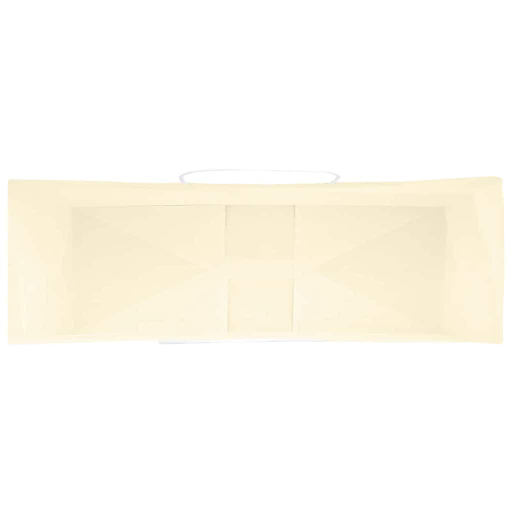 250 db sárga papírzacskók fogantyúkkal 32x12x42 cm