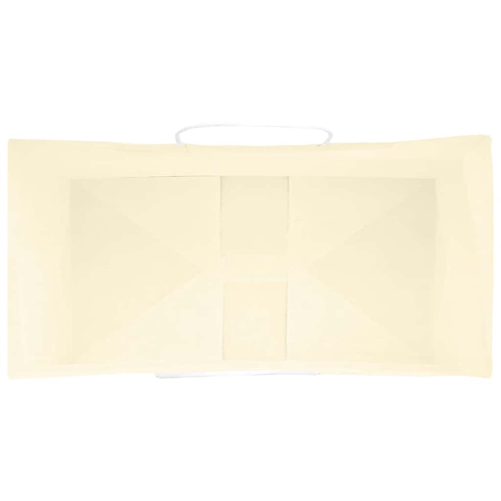 250 db sárga papírzacskók fogantyúkkal 32x17x44 cm