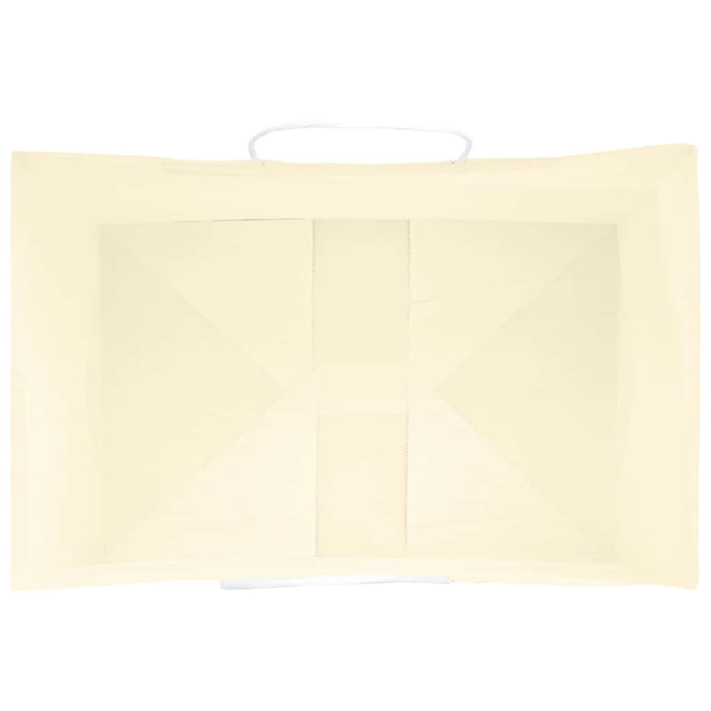 250 db sárga papírzacskók fogantyúkkal 32x22x24 cm