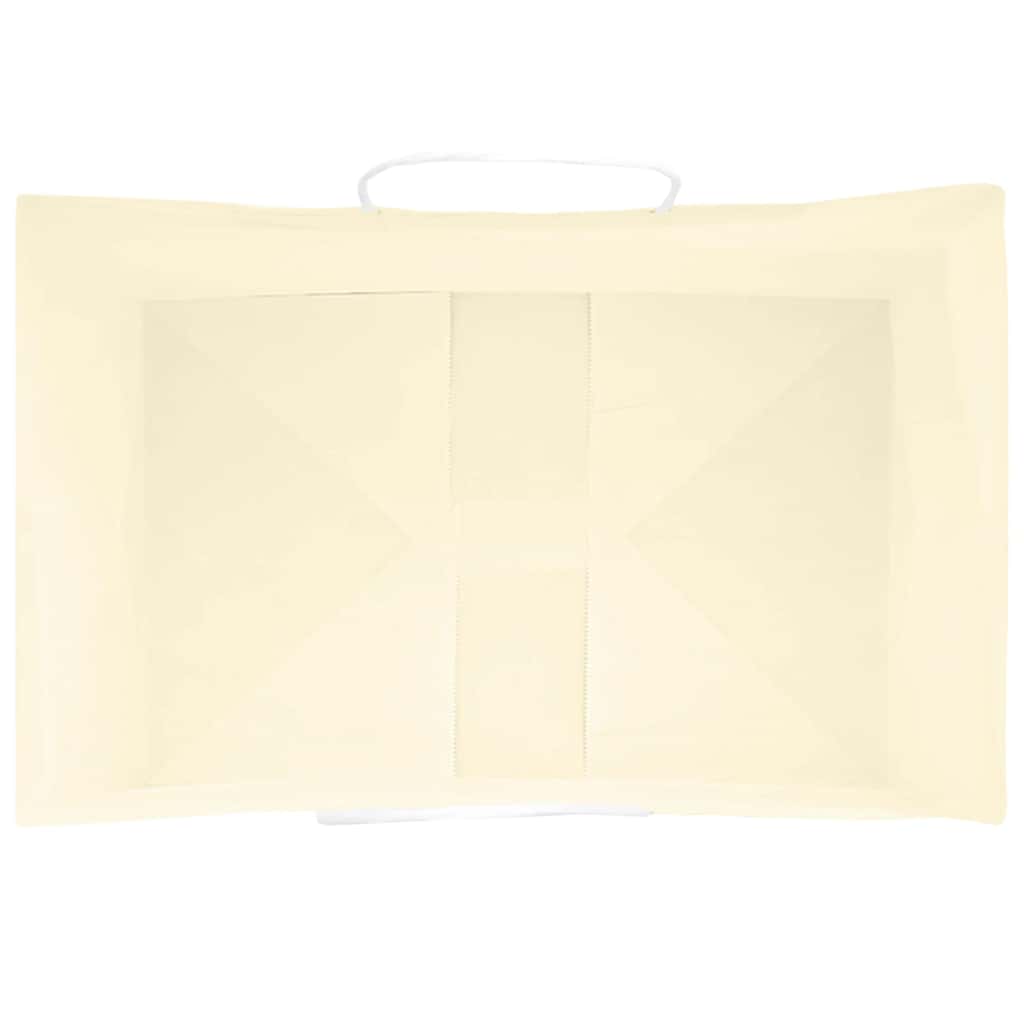 250 db sárga papírzacskók fogantyúkkal 32x22x28 cm