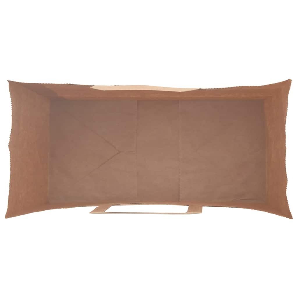 250 db barna papírzacskók fogantyúkkal 26x12x35 cm