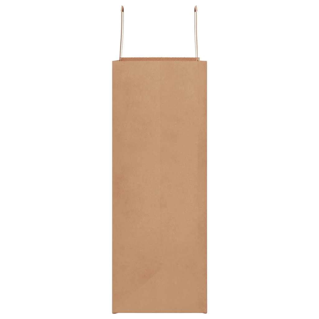 250 db barna papírzacskók fogantyúkkal 32x17x44 cm