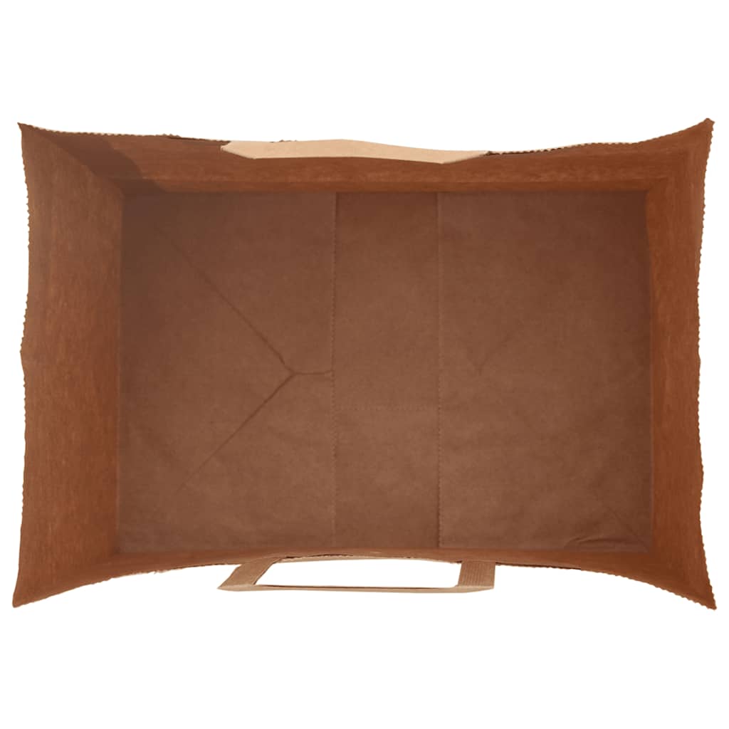 250 db kék papírzacskók fogantyúkkal 32x22x24 cm