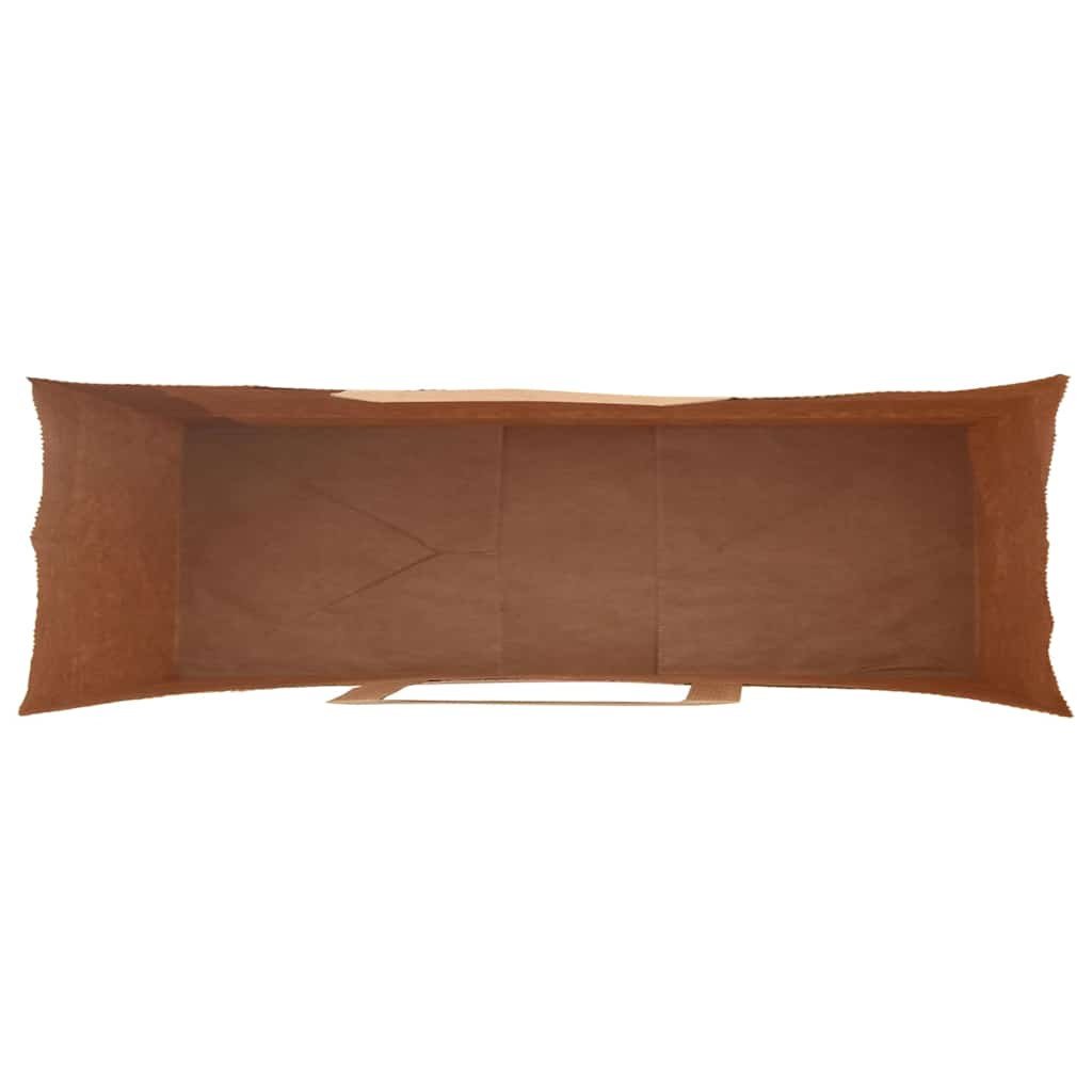 250 db zöld papírzacskók fogantyúkkal 54x15x49 cm