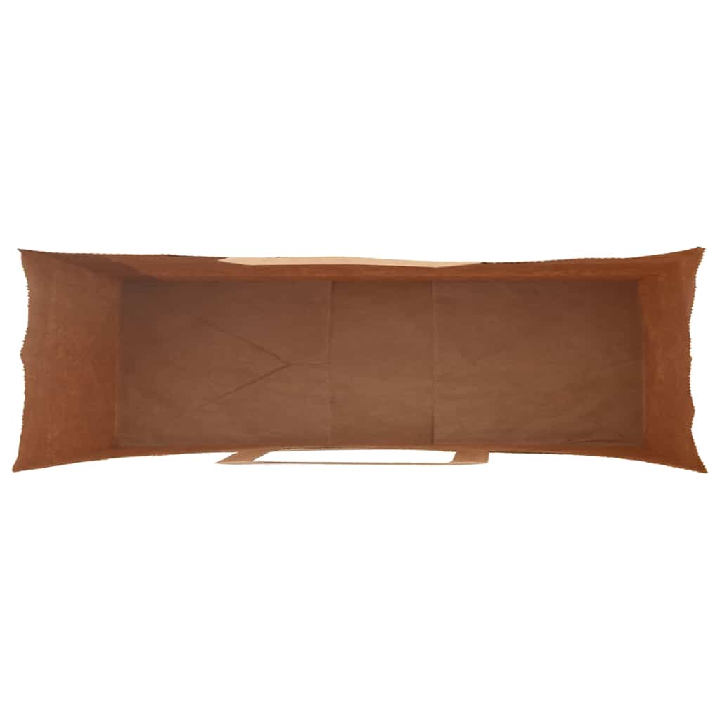 250 db piros papírzacskók fogantyúkkal 54x15x49 cm