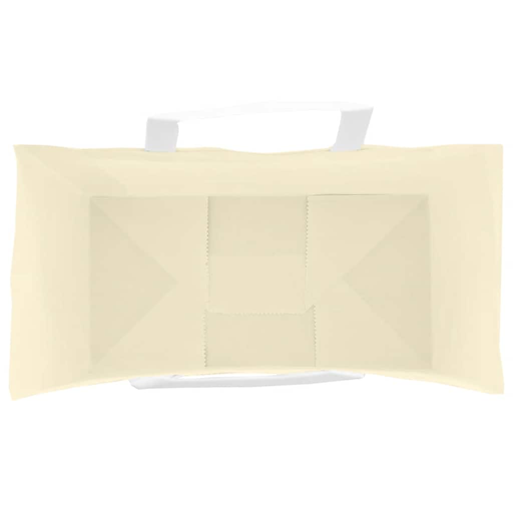 50 db sárga papírzacskók fogantyúkkal 32x17x25 cm