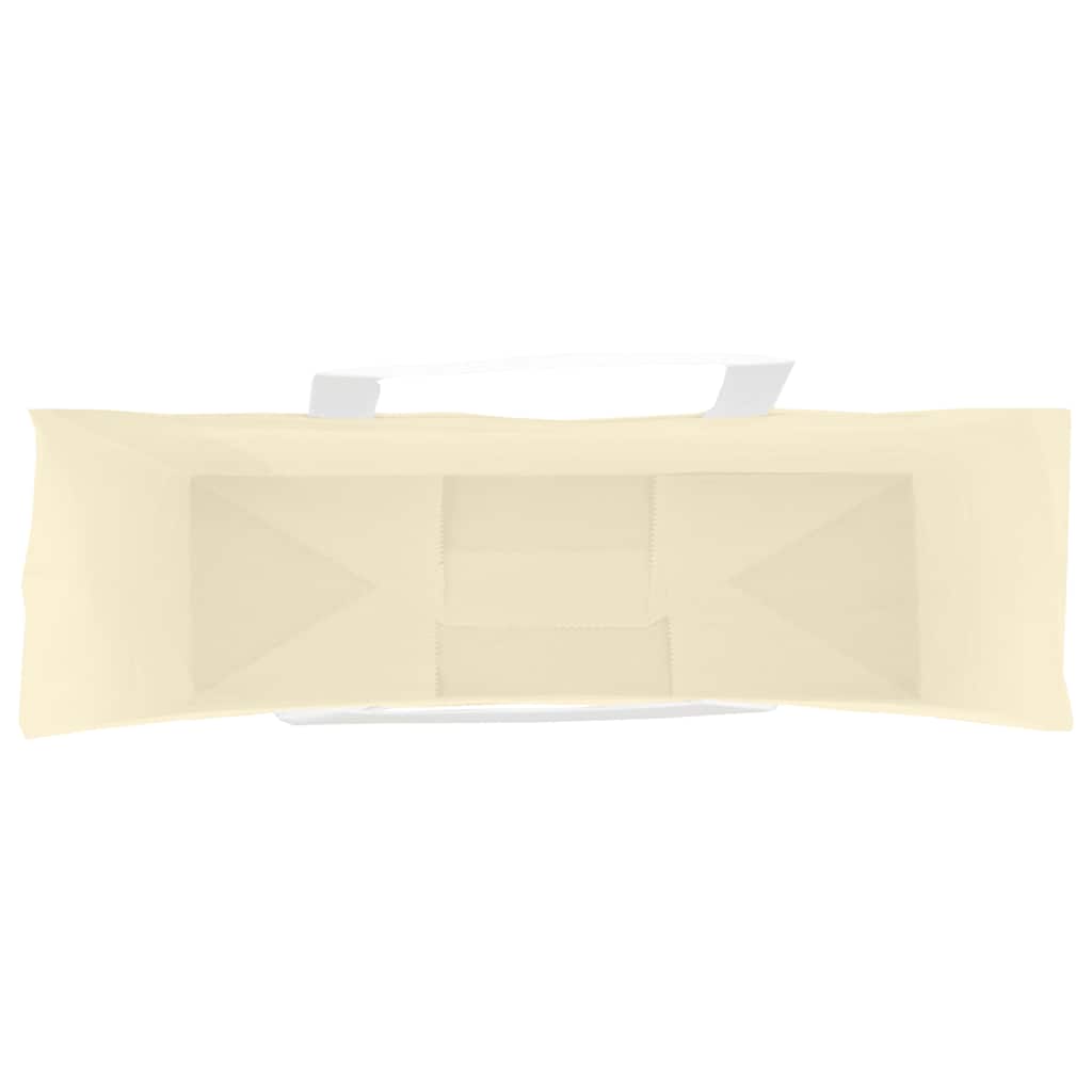 50 db sárga papírzacskók fogantyúkkal 54x15x49 cm