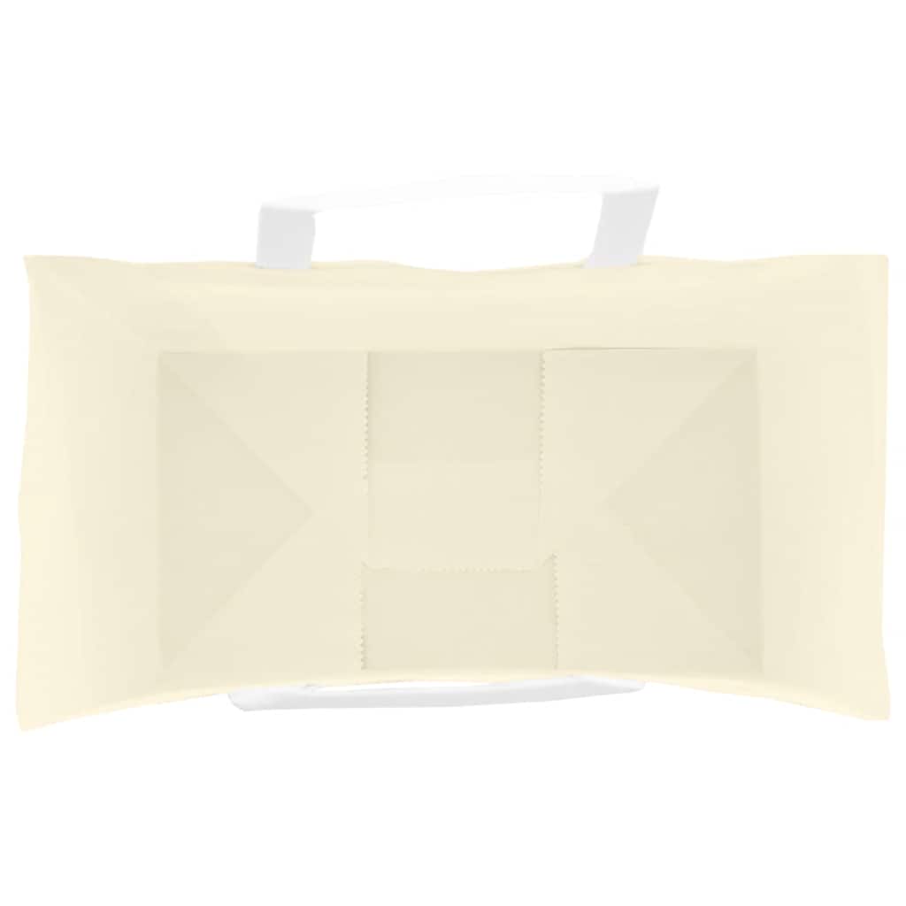 250 db sárga papírzacskók fogantyúkkal 15x8x21 cm