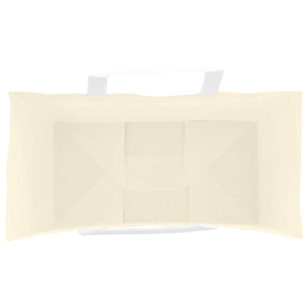 250 db sárga papírzacskók fogantyúkkal 21x11x31 cm